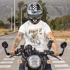 Printed Motorcycle T-Shirt 4 - Print Concept