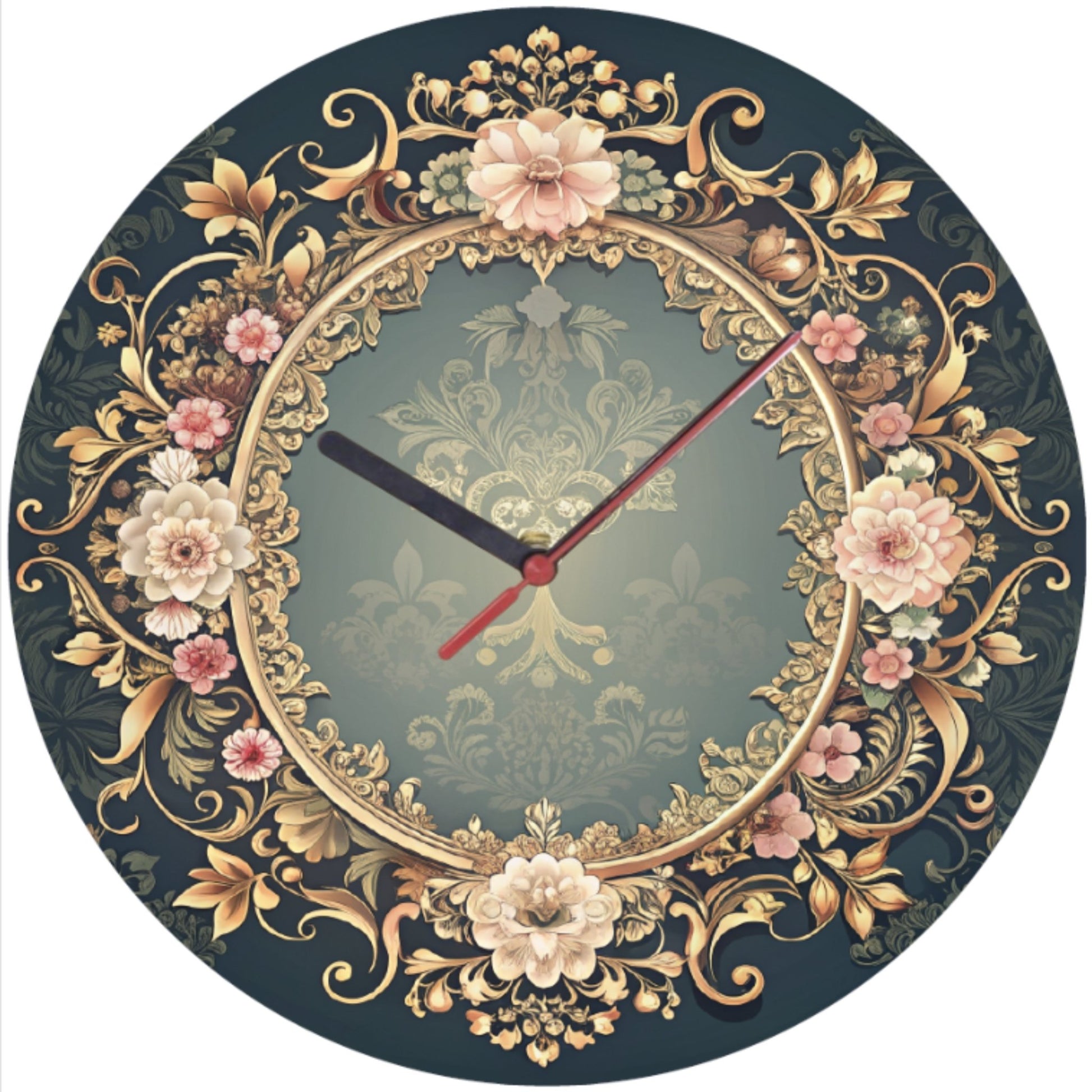 Retro Style Wall Clock Model 2 - Print Concept