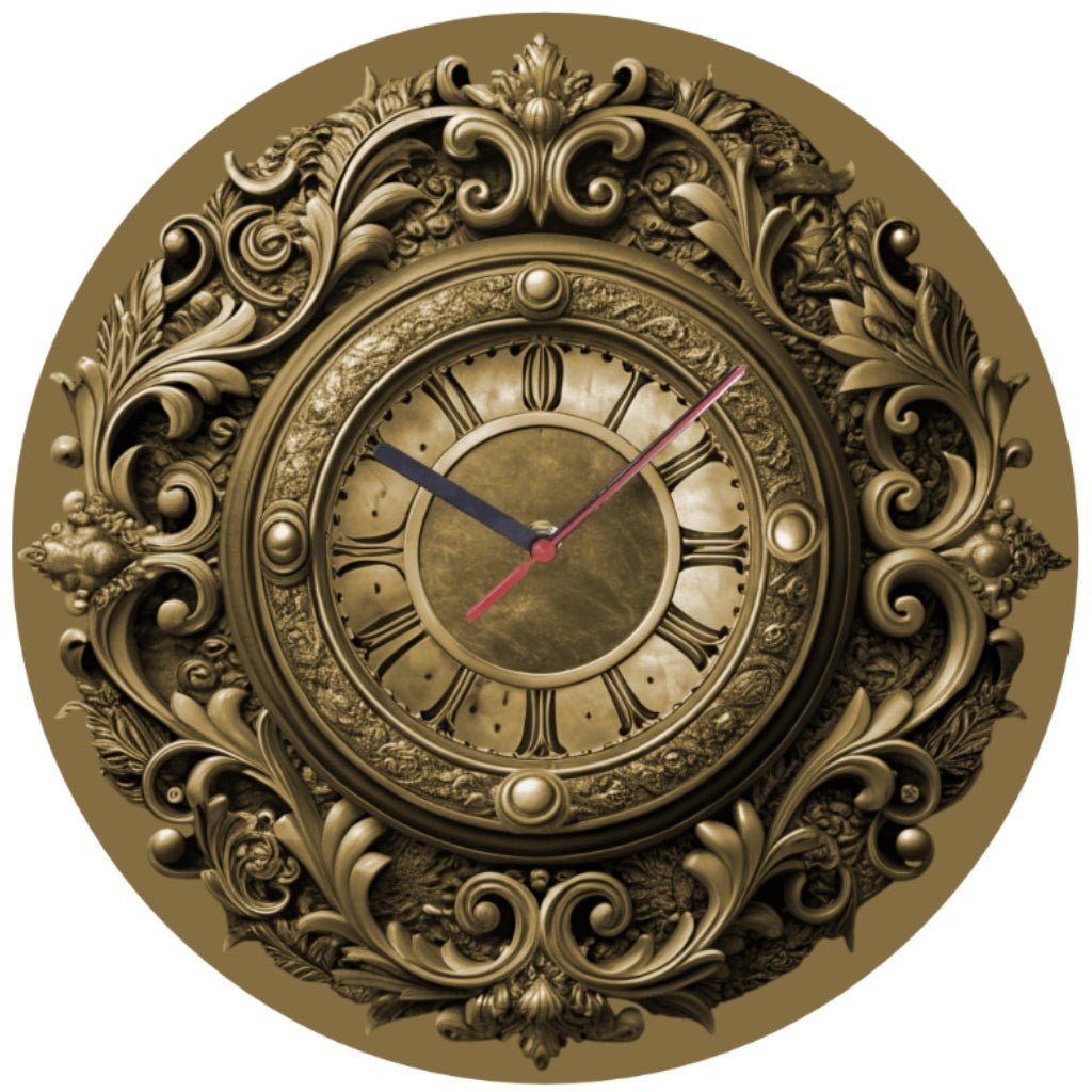 Wall Clock Retro Style Model 18 - Print Concept