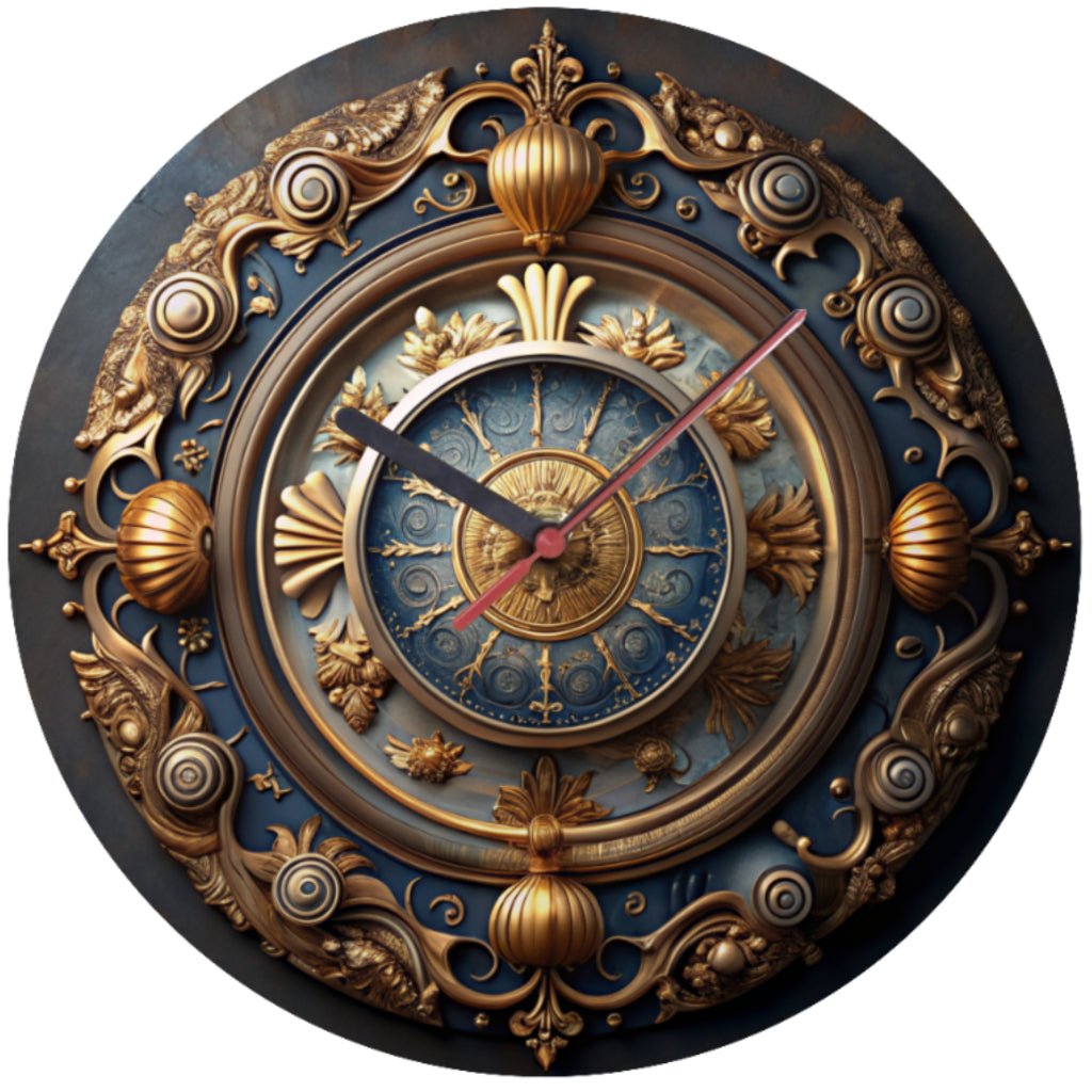 Wall Clock Retro Style Model 19 - Print Concept