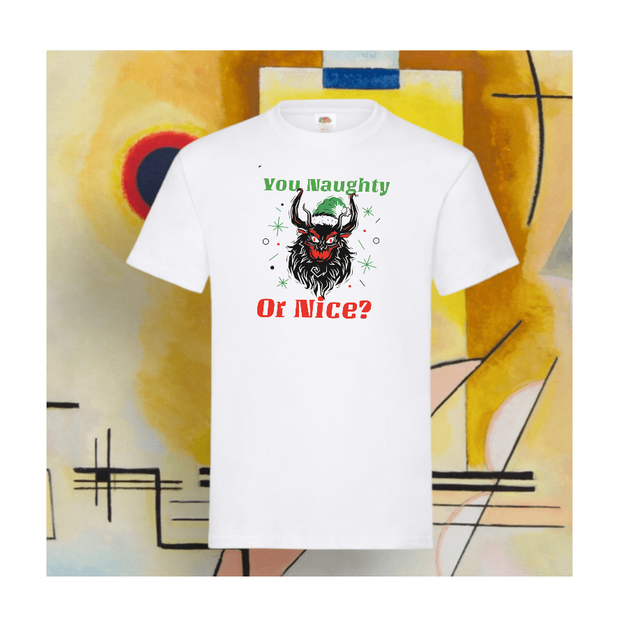 You Naughty or Nice T-Shirt - Print Concept